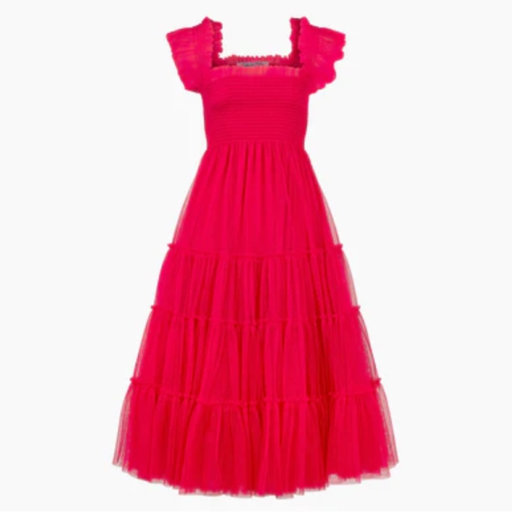 NWT Collector’s Edition Hill House Home Tulle Ellie Red Nap Dress